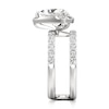 Thumbnail Image 3 of J'Lure Trillion Curved Brilliant-Cut Lab-Grown Diamond Spiral Engagement Ring 3-3/4 ct tw 18K White Gold