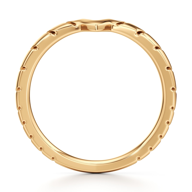Main Image 2 of J'Lure Contour Wedding Band 18K Yellow Gold