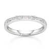 Thumbnail Image 1 of J'Lure Baguette & Round-Cut Lab-Grown Diamond Wedding Band 1/3 ct tw 18K White Gold