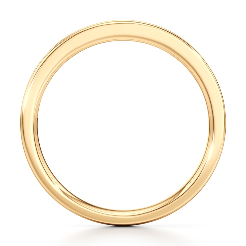Main Image 2 of J'Lure Baguette & Round-Cut Lab-Grown Diamond Wedding Band 1/3 ct tw 18K Yellow Gold