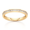 Thumbnail Image 1 of J'Lure Baguette & Round-Cut Lab-Grown Diamond Wedding Band 1/3 ct tw 18K Yellow Gold