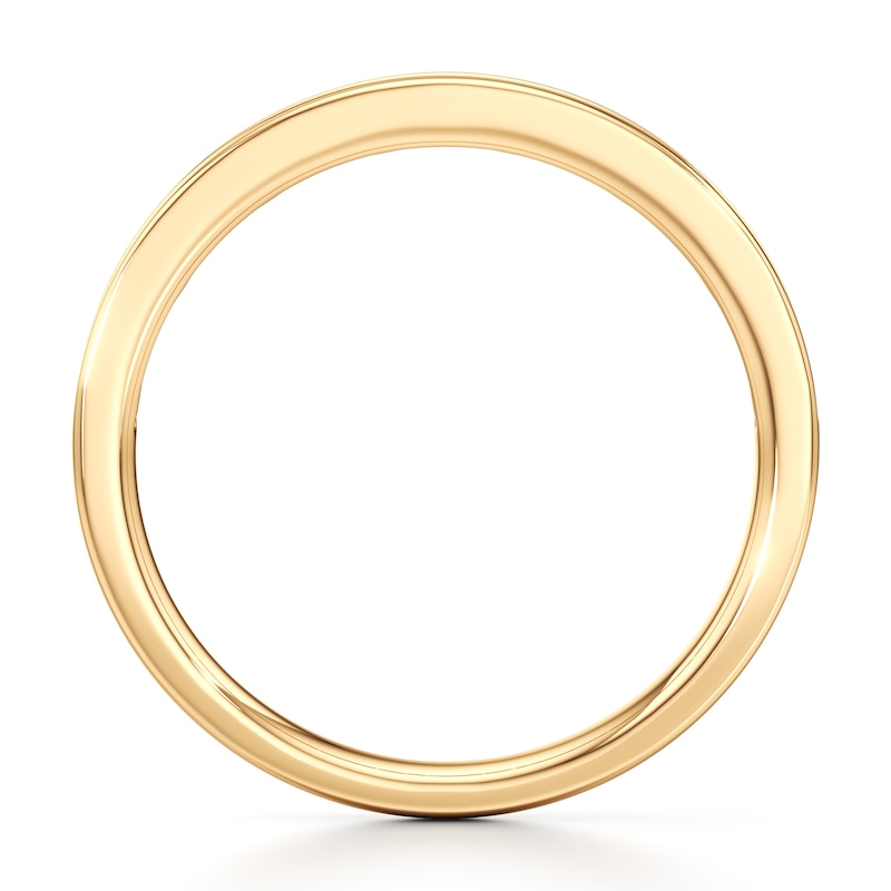 Main Image 2 of J'Lure Baguette & Round-Cut Lab-Grown Diamond Wedding Band 1/3 ct tw 18K Yellow Gold