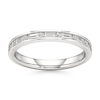 Thumbnail Image 1 of J'Lure Baguette & Round-Cut Lab-Grown Diamond Wedding Band 3/8 ct tw 18K White Gold