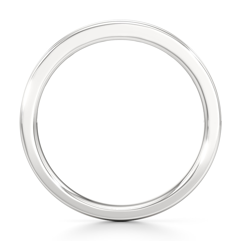 Main Image 2 of J'Lure Baguette & Round-Cut Lab-Grown Diamond Wedding Band 3/8 ct tw 18K White Gold