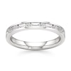 Thumbnail Image 1 of J'Lure Baguette & Round-Cut Lab-Grown Diamond Wedding Band 3/8 ct tw 18K White Gold