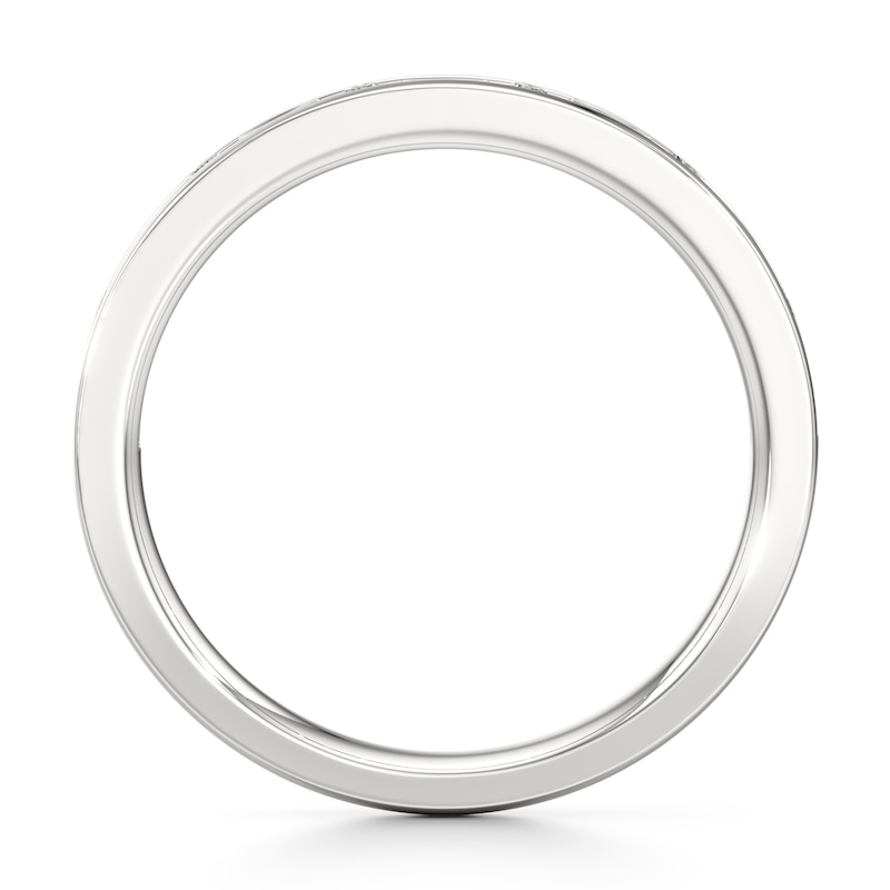 Main Image 2 of J'Lure Baguette & Round-Cut Lab-Grown Diamond Wedding Band 3/8 ct tw 18K White Gold