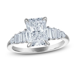 Vera Wang VOW Radiant-Cut Lab-Grown Diamond Engagement Ring 2-5/8 ct tw 14K White Gold