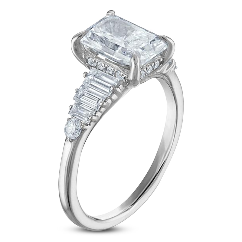 Main Image 2 of Vera Wang VOW Radiant-Cut Lab-Grown Diamond Engagement Ring 2-5/8 ct tw 14K White Gold