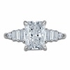 Thumbnail Image 3 of Vera Wang VOW Radiant-Cut Lab-Grown Diamond Engagement Ring 2-5/8 ct tw 14K White Gold