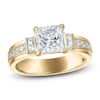 Thumbnail Image 1 of Vera Wang VOW Princess-Cut Lab-Grown Diamond Engagement Ring 2-3/8 ct tw 14K Yellow Gold