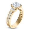Thumbnail Image 2 of Vera Wang VOW Princess-Cut Lab-Grown Diamond Engagement Ring 2-3/8 ct tw 14K Yellow Gold
