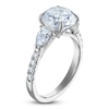 Thumbnail Image 2 of Vera Wang VOW Round-Cut Lab-Grown Diamond Engagement Ring 3-1/2 ct tw 14K White Gold
