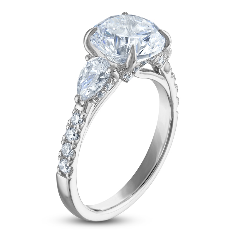 Main Image 2 of Vera Wang VOW Round-Cut Lab-Grown Diamond Engagement Ring 3-1/2 ct tw 14K White Gold