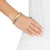 Thumbnail Image 5 of Italia D'Oro Colori Costa White Enamel Earrings 14K Yellow Gold