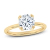 Thumbnail Image 1 of Certified Round-Cut Diamond Solitaire Engagement Ring 2 ct tw 14K Yellow Gold (I1/I)