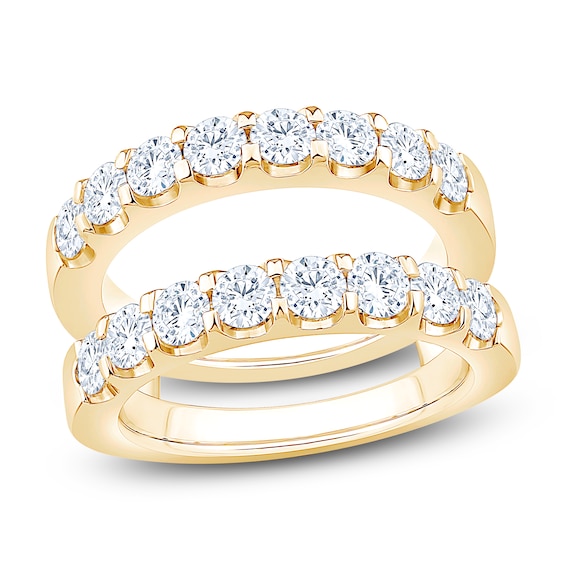Certified Diamond Enhancer Ring 2 ct tw 14K Yellow Gold