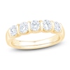 Thumbnail Image 1 of Certified Diamond Five-Stone Anniversary Ring 1 ct tw 14K Yellow Gold