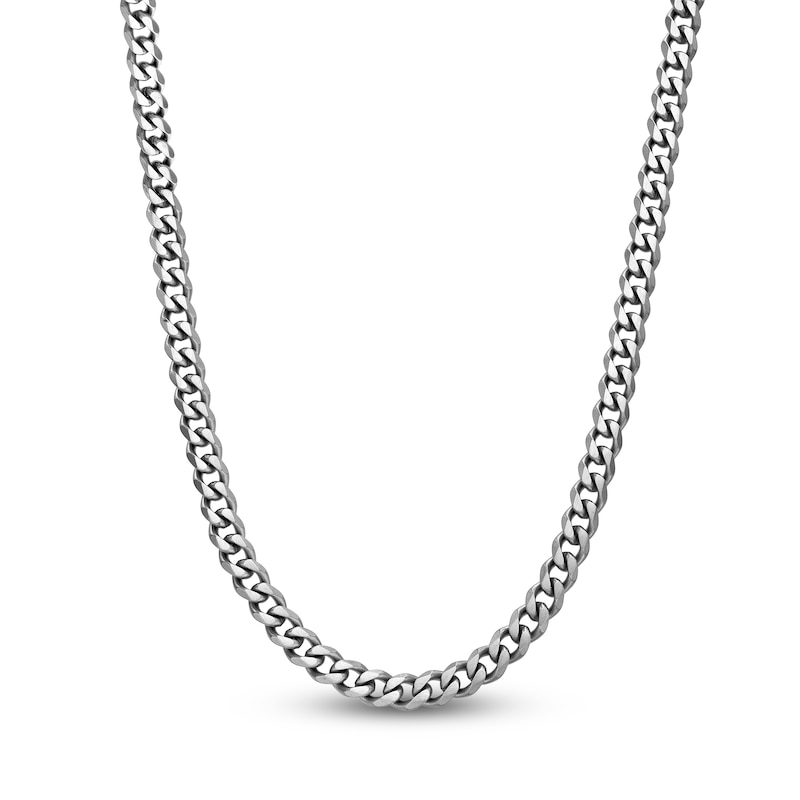 Main Image 1 of Curb Chain Necklace 8mm Stainless Steel 18"