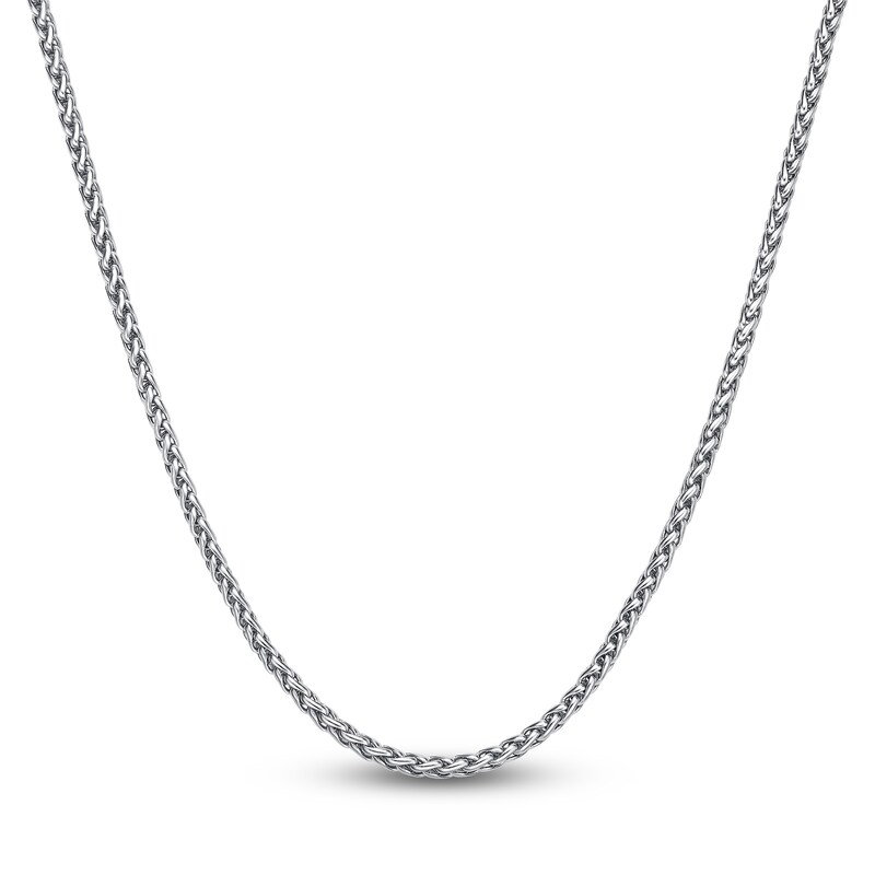 Main Image 1 of Wheat Chain Necklace 3mm Stainless Steel 24"