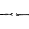 Thumbnail Image 3 of Foxtail Chain Necklace 2.5mm Black Ion-Plated Stainless Steel 24"