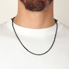 Thumbnail Image 4 of Foxtail Chain Necklace 2.5mm Black Ion-Plated Stainless Steel 24"