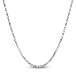 Wheat Chain Necklace 3mm Stainless Steel 18"