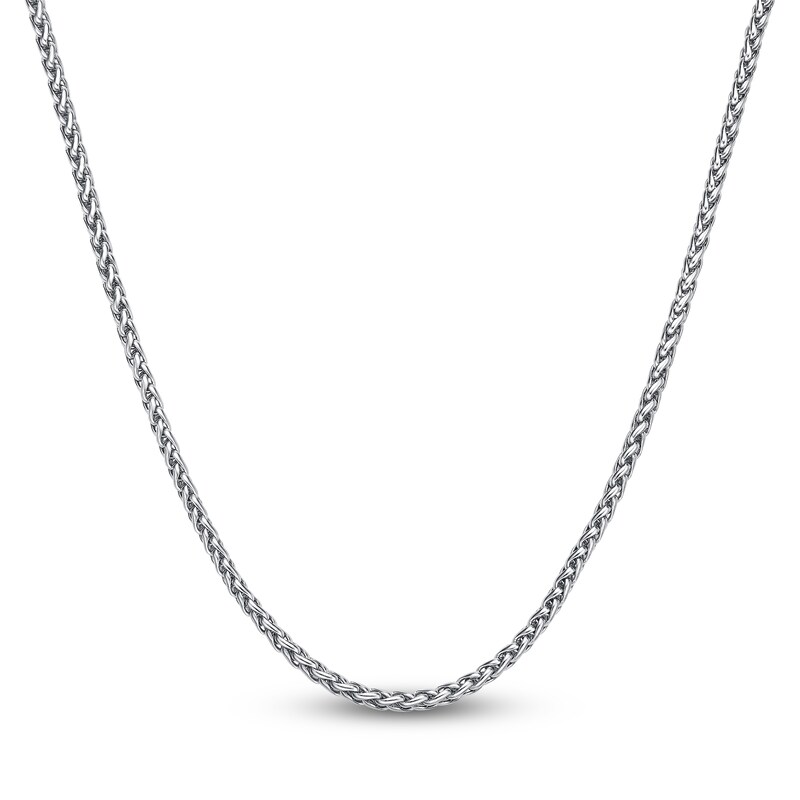 Main Image 1 of Wheat Chain Necklace 3mm Stainless Steel 18"