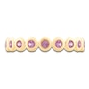 Thumbnail Image 3 of Bezel-Set Natural Pink Sapphire 2mm Stackable Ring 14K Yellow Gold