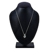 Thumbnail Image 4 of Montana Blue Round-Cut Natural Sapphire & Diamond Accent Necklace 14K White Gold 18"