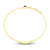 Thumbnail Image 3 of Montana Blue Round-Cut Natural Sapphire & Diamond Bangle Bracelet 1/3 ct tw 14K Yellow Gold