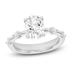 Thumbnail Image 1 of Oval-Cut Lab-Grown Diamond Engagement Ring 2-1/4 ct tw 14K White Gold