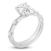 Thumbnail Image 2 of Oval-Cut Lab-Grown Diamond Engagement Ring 2-1/4 ct tw 14K White Gold