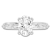 Thumbnail Image 3 of Oval-Cut Lab-Grown Diamond Engagement Ring 2-1/4 ct tw 14K White Gold