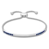 Thumbnail Image 0 of Lab-created Sapphire Bolo Bracelet Sterling Silver
