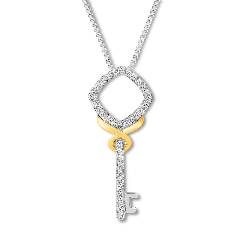 Main Image 3 of Convertibilities Necklace Lab-Created Sapphires Sterling Silver
