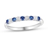 Thumbnail Image 0 of Stackable Ring Lab-Created Sapphires 10K White Gold
