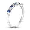 Thumbnail Image 1 of Stackable Ring Lab-Created Sapphires 10K White Gold