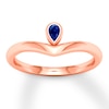 Thumbnail Image 0 of Natural Sapphire Ring 10K Rose Gold