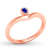 Thumbnail Image 3 of Natural Sapphire Ring 10K Rose Gold