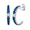 Thumbnail Image 1 of Le Vian Natural Sapphire Earrings 1/5 ct tw Diamonds 14K Gold