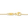 Thumbnail Image 3 of Natural Sapphire Circle Necklace Marquise 10K Yellow Gold