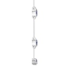 Thumbnail Image 3 of Natural Sapphire Necklace Bezel-Set 10K White Gold