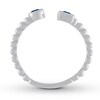 Thumbnail Image 2 of Natural Sapphire Deconstructed Ring Blue Topaz 10K White Gold