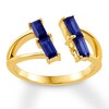 Thumbnail Image 1 of Natural Sapphire Deconstructed Ring 10K Yellow Gold