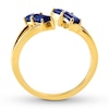 Thumbnail Image 2 of Natural Sapphire Deconstructed Ring 10K Yellow Gold