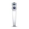 Thumbnail Image 2 of Shy Creation Sapphire Ring 1/8 ct tw Diamonds 14K White Gold SC55003012