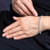 Thumbnail Image 3 of Shy Creation Sapphire Bracelet 1-1/5 cttw Diamonds 14K White Gold 7" SC555002679