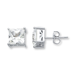 Classic Stud Earrings Lab-Created Sapphires Sterling Silver | Jared