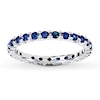 Thumbnail Image 1 of Stackable Ring Lab-Created Sapphire Sterling Silver