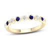 Thumbnail Image 0 of Natural Sapphire Ring 1/6 ct tw Diamonds 10K Yellow Gold